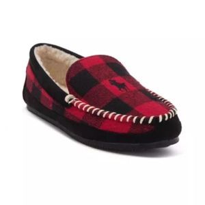 Polo Ralph Lauren Plaid Moccasin Slippers